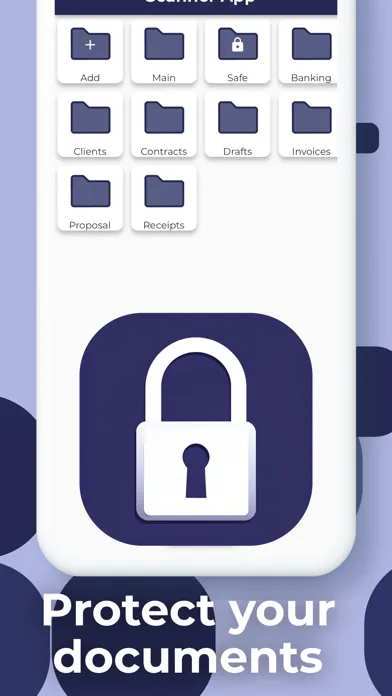 Screenshot illustrating: Folders, Passwords, and Peace of Mind